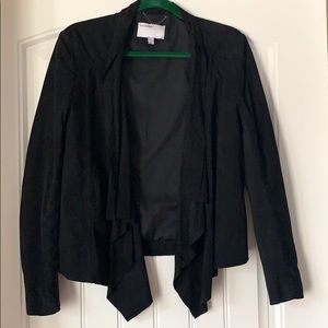 Muubaa black suede drape jacket - US8 - WORN ONCE